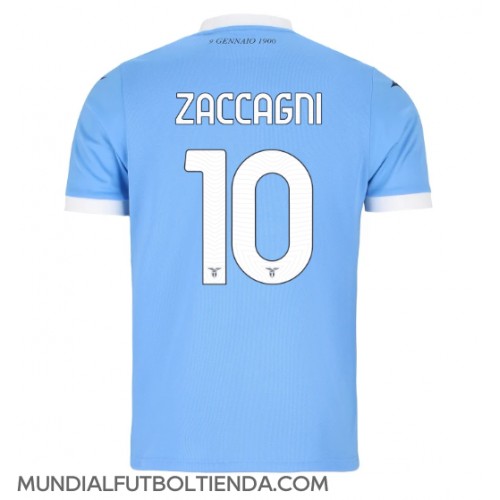 Camiseta Lazio Mattia Zaccagni #10 Primera Equipación Replica 2025-26 mangas cortas Camiseta Lazio Mattia Zaccagni #10 Primera Equipación Replica 2025-26 mangas cortas